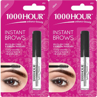 1000 Hour Instant Brows Eyebrow Mascara Clear 2x 14g Value Pack