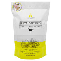 Bathefex Epsom Salt Bath Invigorate Lime + Lemon Grass 1.4kg