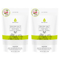 Bathefex Sooth Epsom Salt Foot Soak with Essential Oils 750g 2 Pack