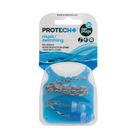 Protech Ear Plugs Noise Control Music Swimming 1 Pair With Cord