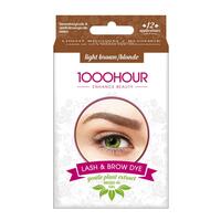 1000 Hour Plant Extract Eyelash & Brow Dye Kit Natural Light Brown