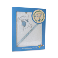 Bubba Blue Peter Rabbit Hooded Towel Blue Newborn Gift Baby Bath Towel