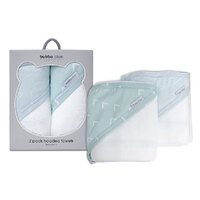 Bubba Blue Boys Hooded Towels 75cm x 75cm Pack Of 2