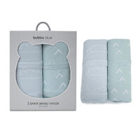 Bubba Blue Boys Jersey Wrap 80cm x 80cm Pack Of 2 