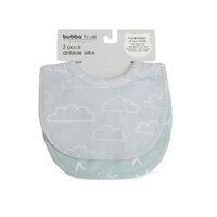 Bubba Blue Boys Dribble Bib 2 Pack Suitable For Newborns Up To 3 Years Old