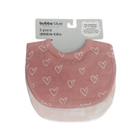 Bubba Blue Girls Dribble Bib 2 Pack Suitable For Newborns Up To 3 Years Old