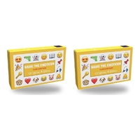 Name the Emoticon Flash Card Game Original Edition Pack of 2