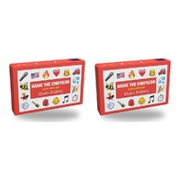 Name the Emoticon Flash Card Game Music Edition Pack of 2