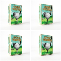 Novelty Gift Golf Trivia Card Game 100 Golfing Questions Pack of 4