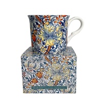Blue Lily Palace Mug Fine Bone China Floral