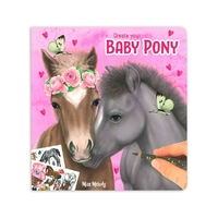 Depesche Create Your Baby Pony Children Girls Colour Sticker Book