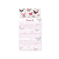 Christopher Vine Butterfly Pink Butterflies Magnetic Notepad