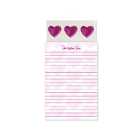 Christopher Vine Three Hearts Magnetic Notepad