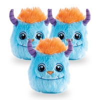 Smoosho's Pals Monsterlings Roary Plush Mallow Toy Animal Ultra Soft Pack of 3