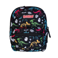 Kids Mini Dinosaur Fossil Backpack Black Preschool & Travel Bag by BooBoo