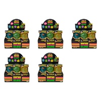 Smooshos Super Squeeze Glow Mini Animals Assorted Counter Display of 12 Bundle of 5