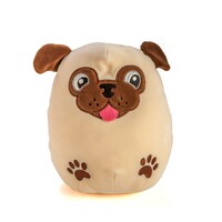 Smoosho's Pals Pug Plush Mallow Toy Animal Ultra Soft