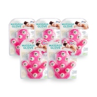 Novelty Gift Massage Glove Pink Pack of 5