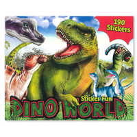 Dino World Sticker Book 190 Stickers 30cm 