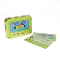 Ridley's 2000s Music Trivia Game in Cassette Tape Tin 40 Trivia Cards