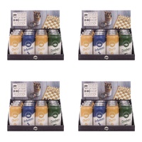 Maverick Beer Can Games Chess Backgammon Checkers Assorted Counter Display of 12 Bundle of 4
