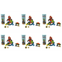Wooden Balancing Blocks Game Dinosaur in Tin Pack of 6