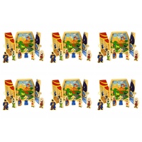 Pinocchio Wooden Storytelling Playset with Fold-Out Theatre and 6 Figures Pack of 6
