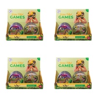 IS Gift Water Filled Games Dinosaur Assorted Counter Display of 12 Bundle of 4