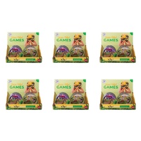 IS Gift Water Filled Games Dinosaur Assorted Counter Display of 12 Bundle of 6