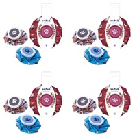 Cat Collective Ice Pack Cat Print Assorted Designs - Random Design and Colour Supplied Bundle of 4