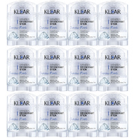 Deoklear Mineral Deodorant Classic Pure 70g Fragrance Free Pack of 12