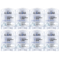 Deoklear Mineral Deodorant Classic Pure 70g Fragrance Free Pack of 8
