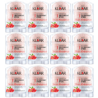 Deoklear Mineral Deodorant Skin Enhance Goji Berry 70g Aluminium Free 12 Pack