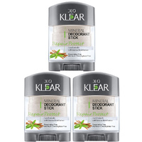 Deoklear Mineral Deodorant Repair Protect Licorice 70g Aluminium Free Pack of 3