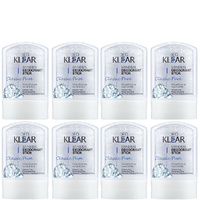 Deoklear Mineral Deodorant Classic Pure 60g Fragrance Free Aluminium Free 8 Pack