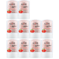 Deoklear Mineral Deodorant Skin Enhance Goji Berry 60g Pack of 10 Brightening