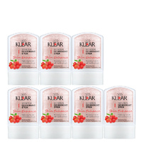 Deoklear Mineral Deodorant Skin Enhance Goji Berry 60g Bundle of 7