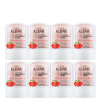 Deoklear Mineral Deodorant Skin Enhance Goji Berry 60g Pack of 8