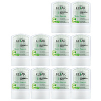 Deoklear Mineral Deodorant Skin Rescue Aloe Vera 60g Aluminium Free Pack of 10