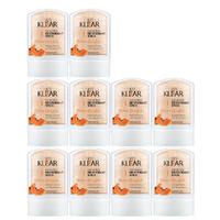 Deoklear Skin Bright Papaya Mineral Deodorant 60g Aluminium Free Pack of 10