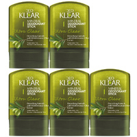 Deoklear Mineral Deodorant Mediterranean Olive 60g Aluminium Free Pack of 5