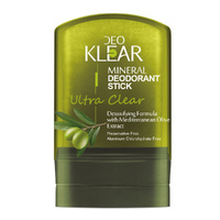 Deoklear Mineral Deodorant Ultra Clear Mediterranean Olive 60g Aluminium Free