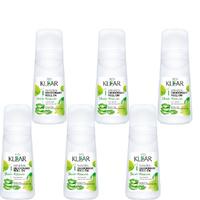 Deoklear Skin Rescue Mineral Deodorant Aloe Vera Roll On 100ml Pack of 6