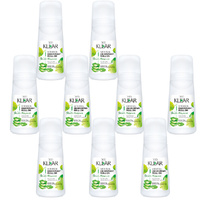 Deoklear Mineral Deodorant Skin Rescue Aloe Vera Roll On 100ml Pack of 9