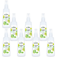 Deoklear Rescue Aloe Vera Mineral Deodorant Spray 100ml Aluminium Free Bundle 8