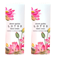 Jigott Secret Garden Lotus Hand Cream 2 Pack 100ml Moisturising