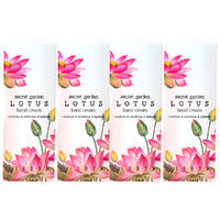 Jigott Secret Garden Lotus Hand Cream 4 Pack 100ml Moisturising