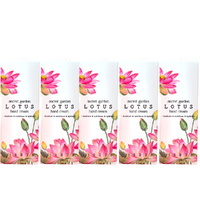 Jigott Secret Garden Lotus Hand Cream 100ml Pack of 5 Moisturising Care