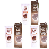 Jigott Black Snail Peel Off Mask 180ml Pack of 3 Deep Cleansing Pore Care