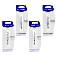 Manicare Mini Tweezer Assorted Colours x 3 Bundle of 4